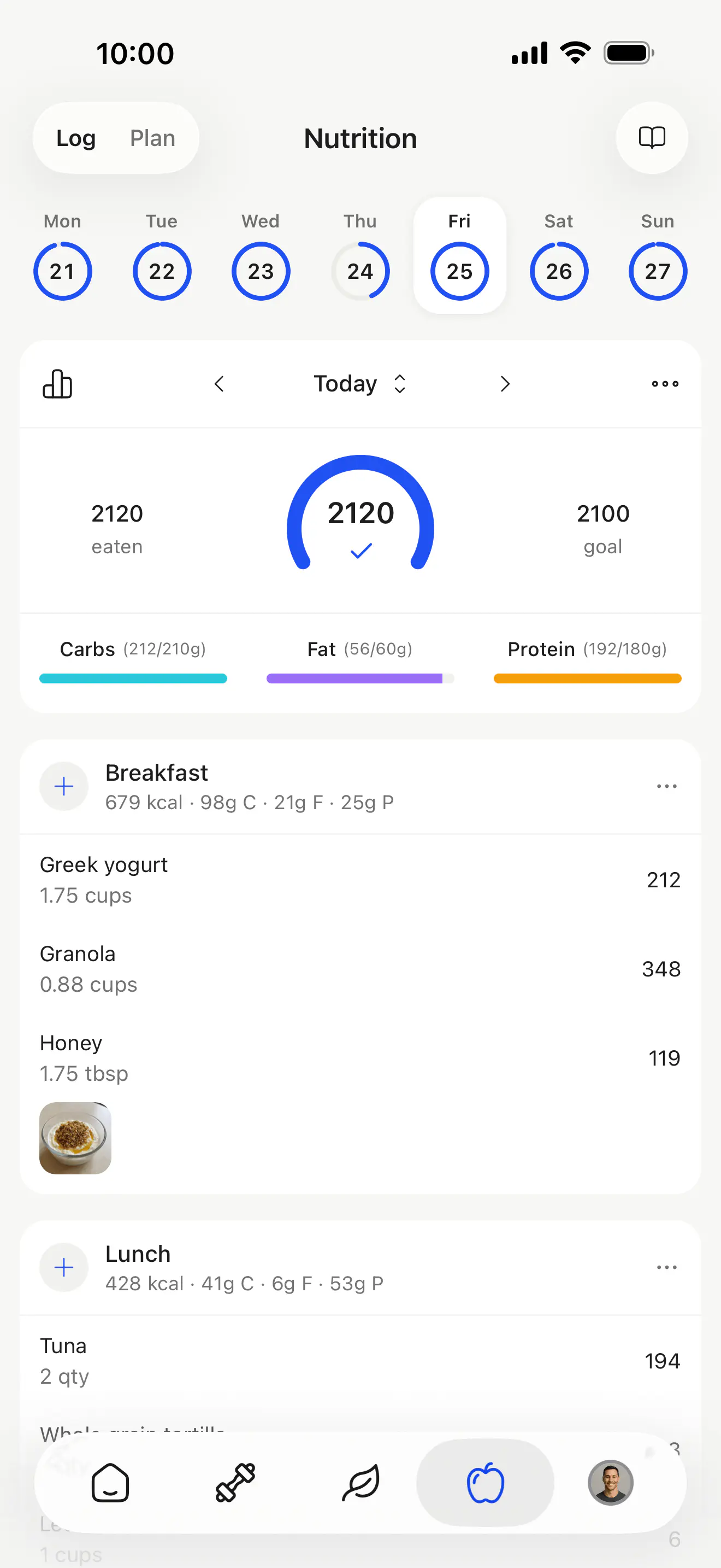 Nutrition example