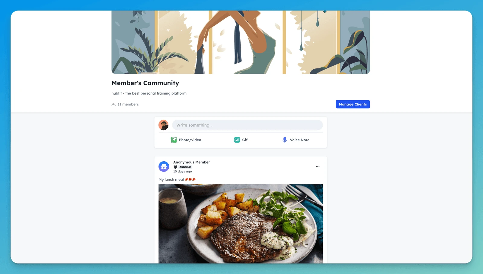 Hubfit community