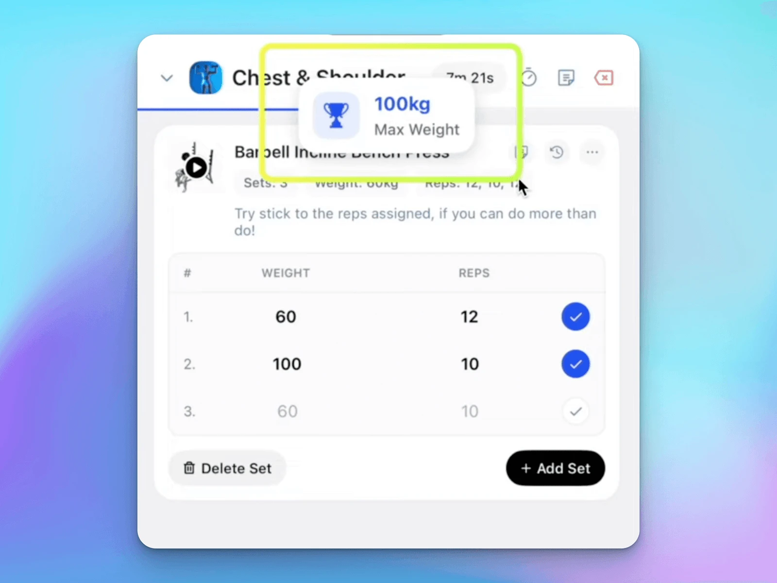 Personal Record (PR) Tracker