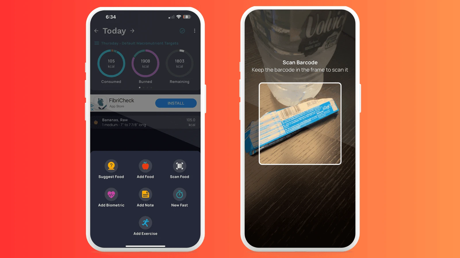 Recording Food with Cronometer