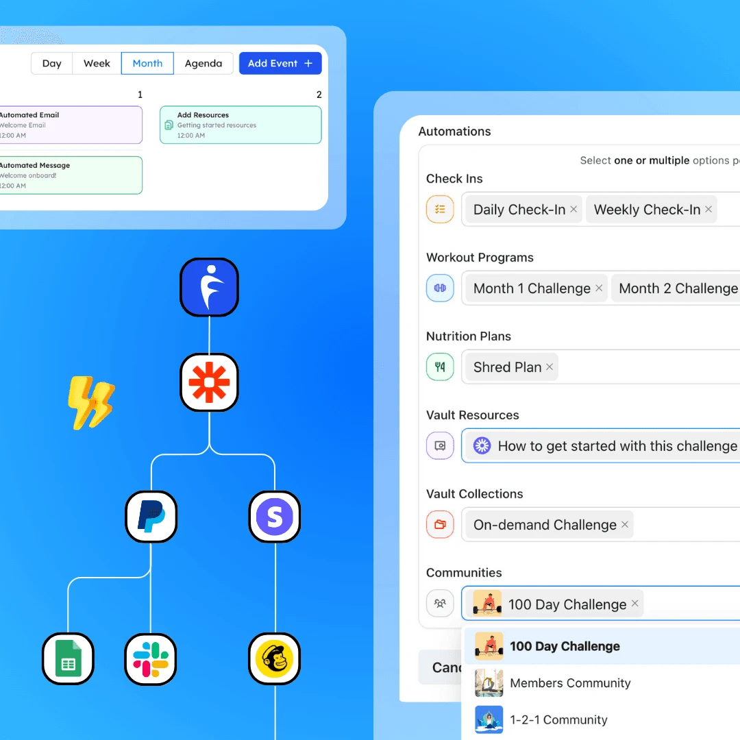 Automations to manage and scale your coaching effortlessly