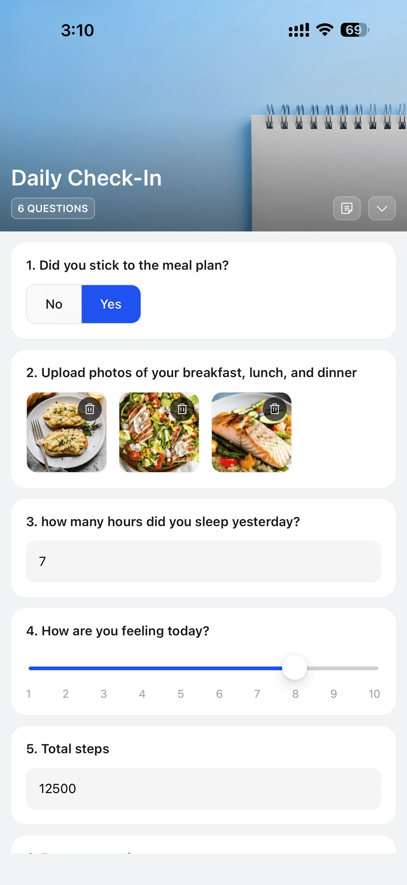 Check-ins